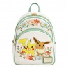 Pokemon by Loungefly Mochila Mini Pikachu & Eevee Floral