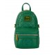 Bolso bandolera convertible Verde con cremallera amarilla Bambi