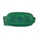 Bolso bandolera convertible Verde con cremallera amarilla Bambi