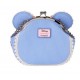Bolso bandolera Minni Mouse cierre de beso y estampado de flores