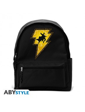 Mochila Negra Black Adam Logo Dc Comics