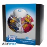 DC Comics Jogo de Caneca e Prato Espelho Liga da Justiça