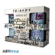 Friends Set 4 Tazas De Espresso Doodle