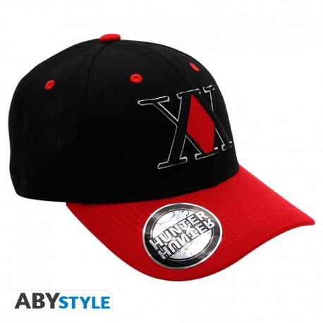 Gorra Hunter X Hunter Emblema Negro Y Rojo