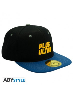 Gorra My Hero Academia Snapback Negra Y Azul Plus Ultra