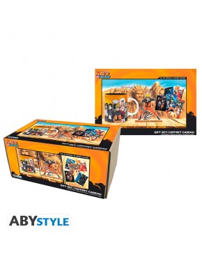 Pack Taza Figura Y Postales Naruto Shippuden