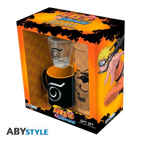 Taza De Café Expreso De Cristal Naruto Shippuden Pck