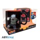 Naruto Shippuden Set De Regalo Taza Con Térmica 460Ml Posavasos Akatsuki