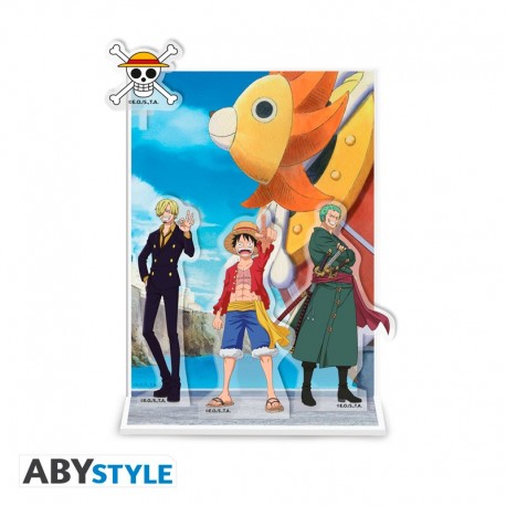 Trío De Dioramas Figura Acryl® De One Piece