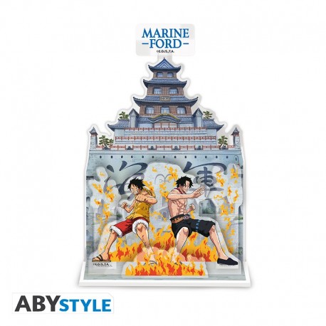 One Piece Figura Acryl® Diorama Marineford