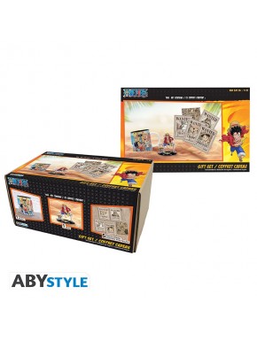 Pack Taza Y Figura Figura Acryl® Luffy One Piece