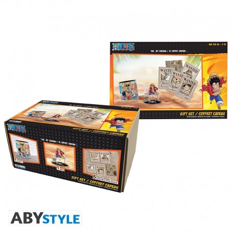 Pack Taza Y Figura Figura Acryl® Luffy One Piece