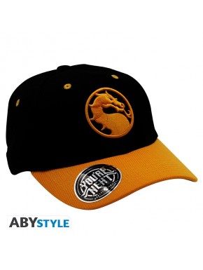 Gorra Mortal Kombat Logotipo Negro