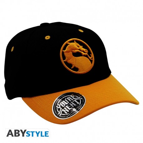 Gorra Mortal Kombat Logotipo Negro