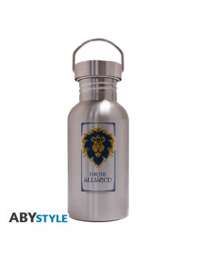 Botella De Acero Alianza World Of Warcraft