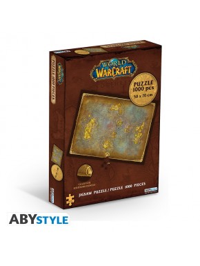 World Of Warcraft Puzzle 1000 Piezas Mapa De Azeroth