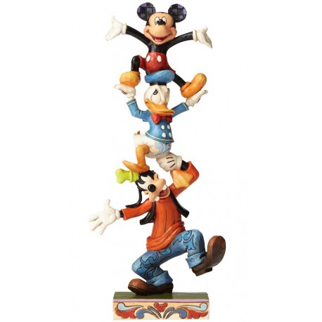 Figura Disney Goofie, Donald y Mickey Jim Shore 22 cm