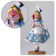 Figura Disney Showcase Alicia con Máscara Cheshire 18 cm