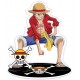 Pack Taza Y Figura Figura Acryl® Luffy One Piece