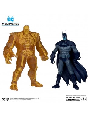 Arham City Pack de 2 Figuras DC Multiverse Batman & Solomon Grundy (Gold Label) 18 cm