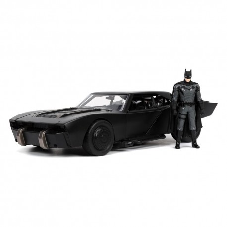 Batman 2022 Vehículo 1/24 Hollywood Rides 2022 Batmobile con Figura