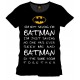 T-shirt Batman Who is Batman