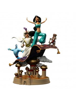 Disney Estatua 1/10 Deluxe Art Scale Aladdin and Yasmine 30 cm