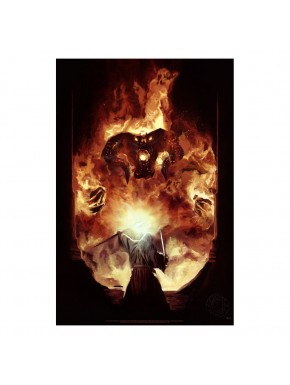 El Señor de los Anillos Litografia The Flame of Anor 46 x 61 cm - sin marco