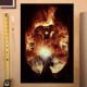 El Señor de los Anillos Litografia The Flame of Anor 46 x 61 cm - sin marco