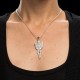 El Señor de los Anillos Réplica 1/1 Colgante & Collar de Arwen Evenstar (Plata de ley)