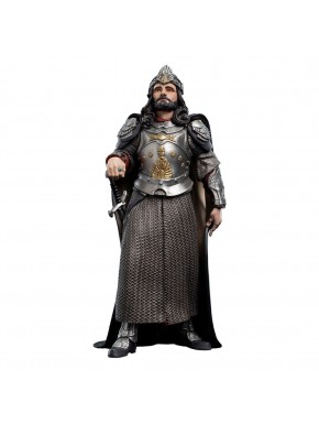 El Señor de los Anillos Figura Mini Epics King Aragorn 19 cm