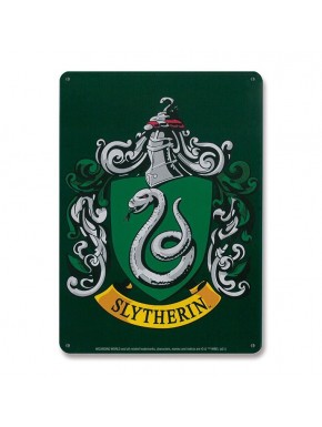 Harry Potter Placa de Chapa Slytherin 15 x 21 cm
