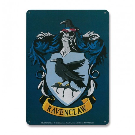 Harry Potter Placa de Chapa Ravenclaw 15 x 21 cm