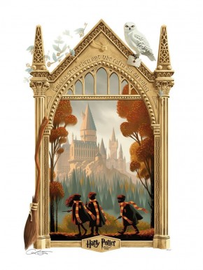 Harry Potter Litografia Harry Potter and the Philosopher's Stone Variant 46 x 61 cm - sin marco