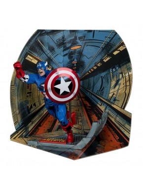 Marvel Collection Estatua PVC 1/10 Captain America (Captain America 100) 12 cm