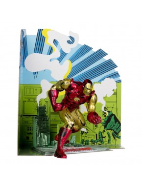 Marvel PVC Estatua PVC 1/10 Iron Man (The Invincible Iron Man 126) 11 cm