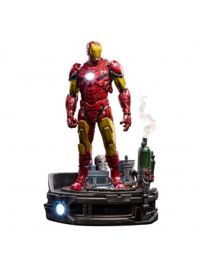 Marvel Estatua 1/10 Deluxe Art Scale Iron Man Unleashed 23 cm