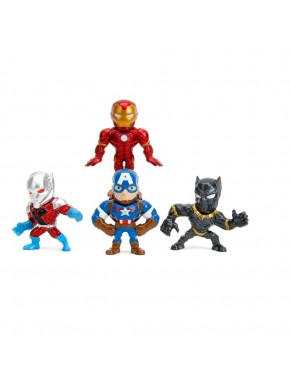 Avengers Pack de 4 Figuras Nano Metalfigs Diecast 6 cm