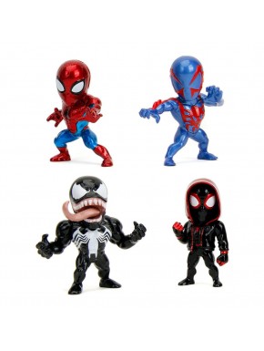 Marvel Comics Pack de 4 Figuras Nano Metalfigs Diecast Wave 1 4 cm