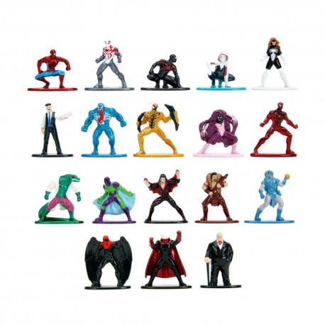 Marvel Pack de 18 Figuras Nano Metalfigs Diecast Wave 9 4 cm