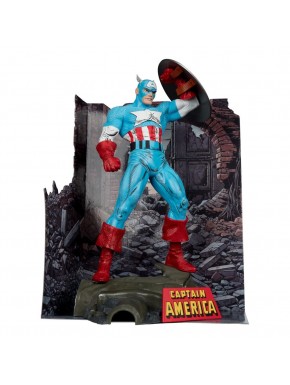 Marvel PVC Estatua PVC 1/6 Captain America (The Amazing Spider-Man 323) 28 cm