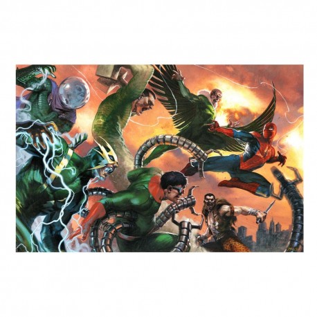 Marvel Litografia The Amazing Spider-Man vs Sinister Six 61 x 41 cm - sin marco