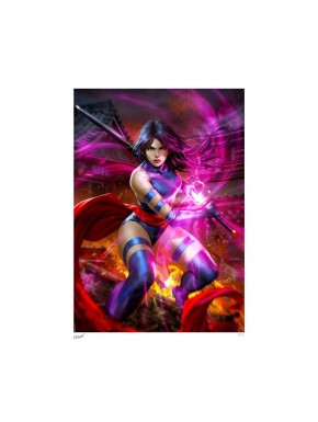 Marvel Litografia Psylocke 46 x 61 cm - sin marco
