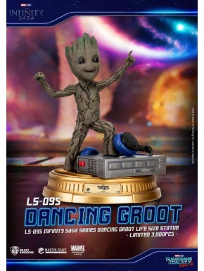 Guardianes de la Galaxia 2 Estatua tamaño real Dancing Groot heo EU Exclusive 32 cm