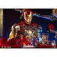 Marvel Los Vengadores Figura Movie Masterpiece Diecast 1/6 Iron Man Mark VI (2.0) with Suit-Up Gantry 32 cm