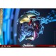 Marvel Los Vengadores Figura Movie Masterpiece Diecast 1/6 Iron Man Mark VI (2.0) with Suit-Up Gantry 32 cm