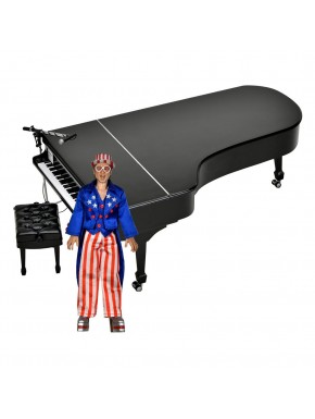 Elton John Figura Clothed Live in '76 Deluxe Set 20 cm