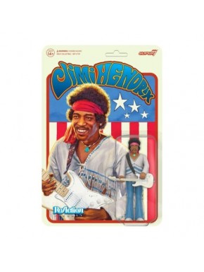 Jimi Hendrix Figura ReAction Jimi Hendrix (Festival) 10 cm
