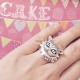 Anillo Plata Gato Cheshire Alicia Disney