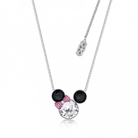 Pendant white gold and Swarovski Minnie Mouse Disney